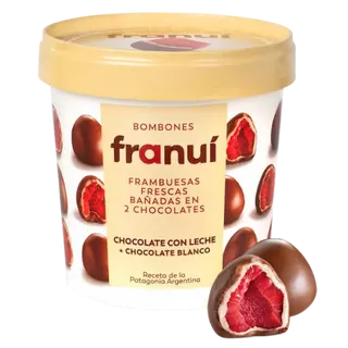 Franui frambuesas con chocolate