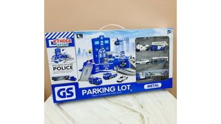 Полицейский паркинг в комплекте 5 металл машинок