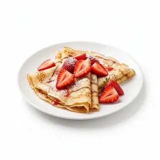 Crepes Con Fresa (2 Uds.)