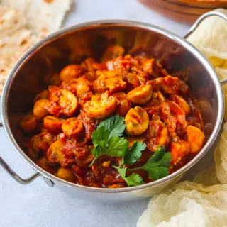 Mushroom Bhaji 