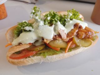 Шаурма по американські з м'ясом курки