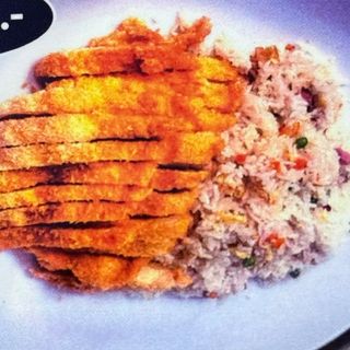 88c Pollo Con Salsa De Ostra Y Arroz Blanco