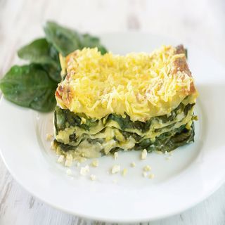 Lasagna de espinacas
