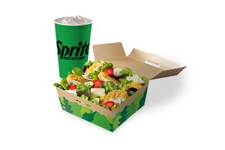 Menu Insalata pollo croccante e Grana Padano DOP