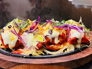 Chicken and cheese tikka