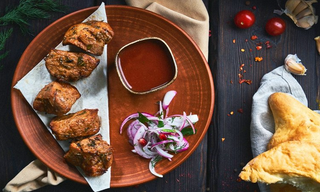 ღორის მწვადი 1 პორცია