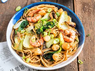Wok Saté Aux Fruits De Mer