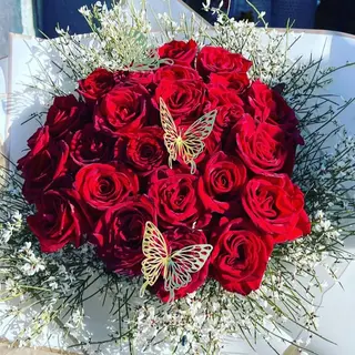 25Roses rouges 