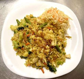 Ryż smażony z krewetkami