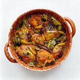 Poulet Aux Oignons Poivron