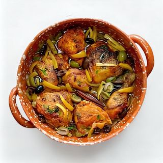 Poulet Aux Oignons Poivron