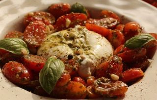 Burrata en buena compañia