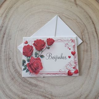 Cartão "Beijinhos"
