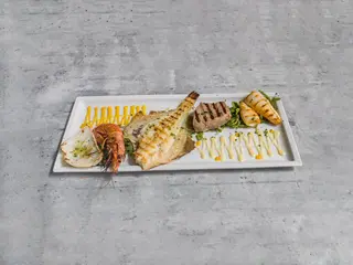 Grigliata mista di crostacei, molluschi e pesce CodArt 910