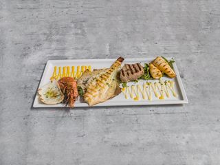 Grigliata mista di crostacei, molluschi e pesce CodArt 910