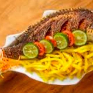 Whole fried fish 