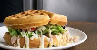 Gaufre Thon Œuf Fromage