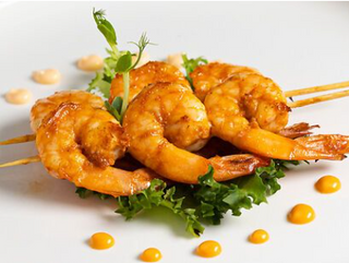 Gamberi alla griglia