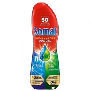 Gel para Lavavajillas Oro Anti Grasa Somat 50 Lavados.