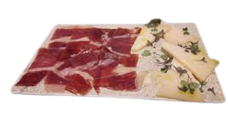 104 Tapa De Queso Manchego Y Jamón Serrano 