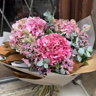 Ramo con 3 Hortensias de otoño