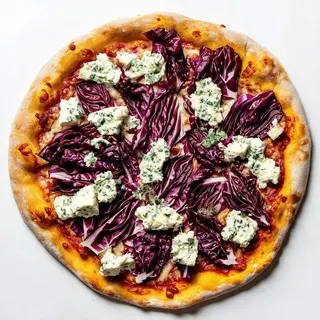 Pizza radicchio e gorgonzola