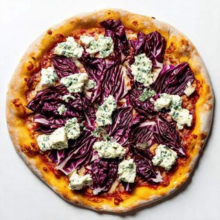 Pizza radicchio e gorgonzola