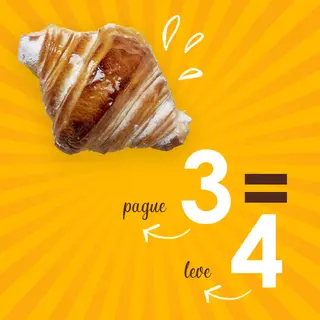 P4 Croissant Simples Leva 4 Pague 3