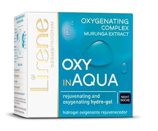 Gel oxigenant anti-imbatranire de noapte LIRENE OXY IN AQUA, 50ml