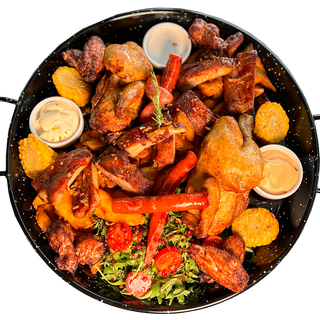 Platou Garrison cu pui copt 