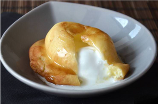 Gelato bianco fritto