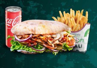 Meniu Leonidas vițel, purcel, berbecuț la pită