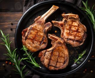 Cotlet de porc la gratar