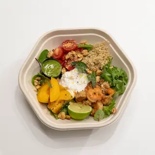 Mint shrimp salad