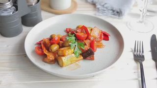 Mancare siciliana cu legume si masline 200g