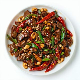 Manzo alla kung pao piccante