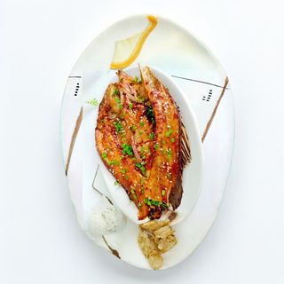 216.pesce alla grigliata 香煎鲈鱼