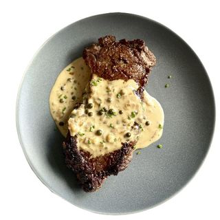 Steak With Poussin Sauce