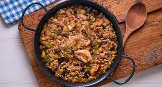 Paella carne per due persone