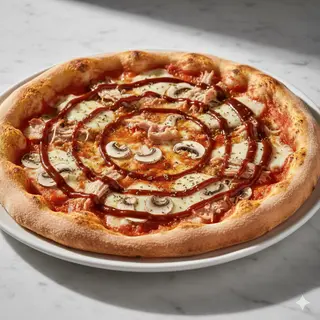 Pizza Pollastre Barbacoa