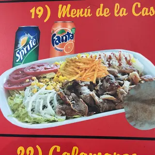 Menú De La Casa (Para 2 Personas)