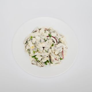 Салат з яйцем та курячим серцем (150)