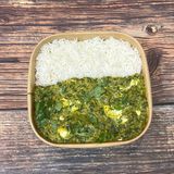 palak paneer bowl