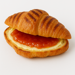 Croissant a la plancha