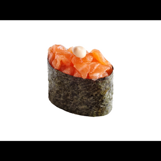 Гункан с лососем