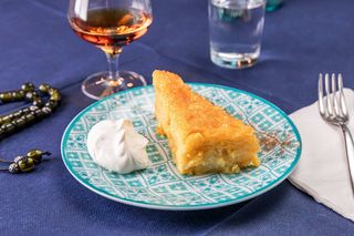 Torta all'arancia con yogurt greco