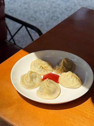 Манты с мясом