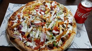 Pizza Kebab menù