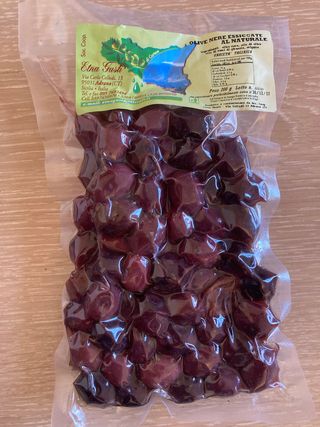 Olive nere essicate al naturale 200g