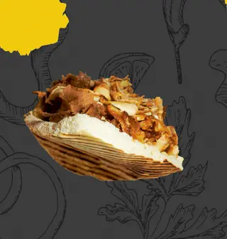 Kebab bułka samo mięso mega